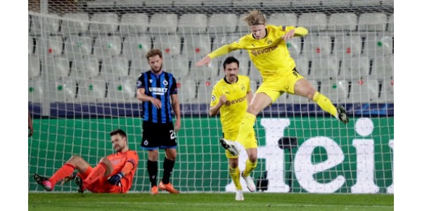 Erling Braut Håland vstřelil 15 gólů ve 12 zápasech Ligy mistrů